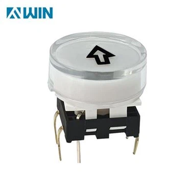 מתג לחצן טאקט שמע מואר