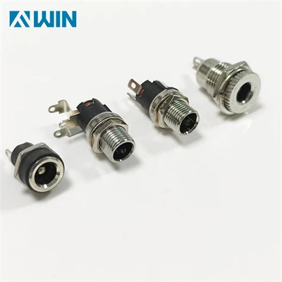 תושבת פנל לשקע DC Power Jack