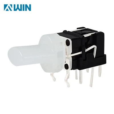 מתג טקט בזווית ישרה LED מובנה